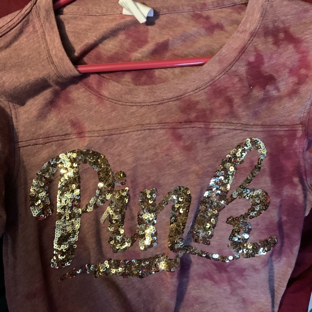 Pink bling custom tie dye